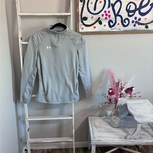 Under Armour Light Gray Quarter-Zip